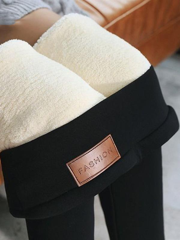 Sherpa Fleece Lined Warm Leggings