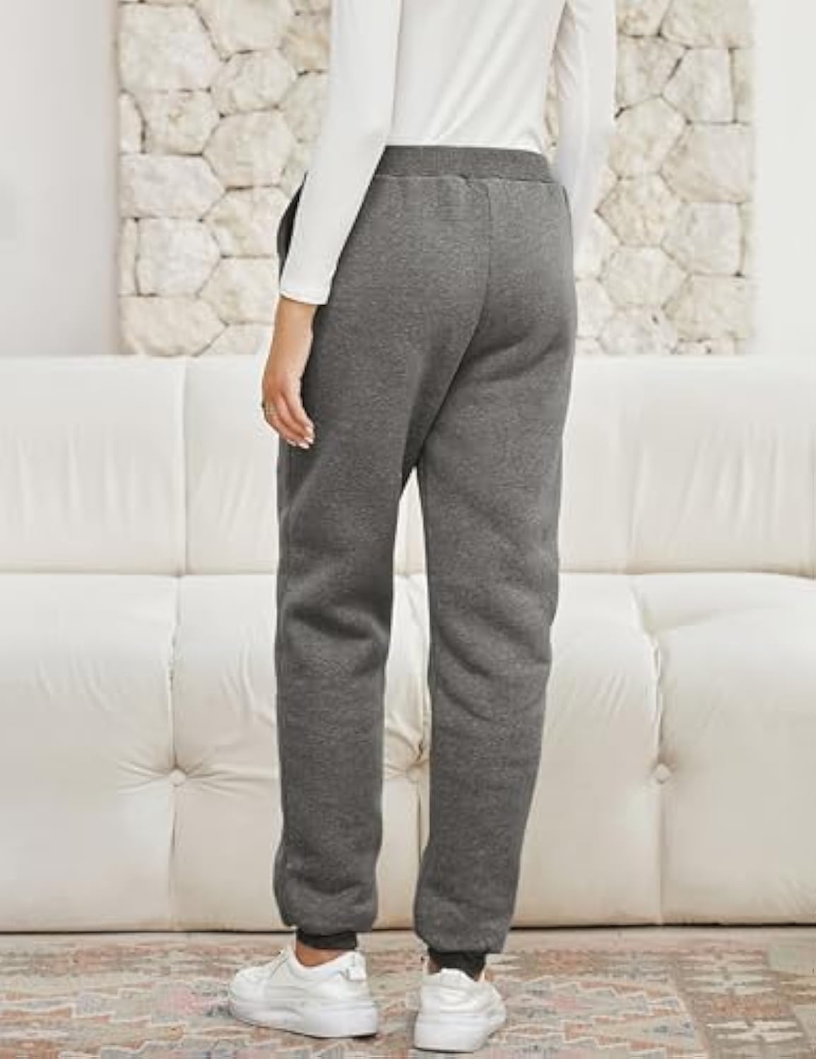 Sherpa Lined Sweatpants Joggers Pants