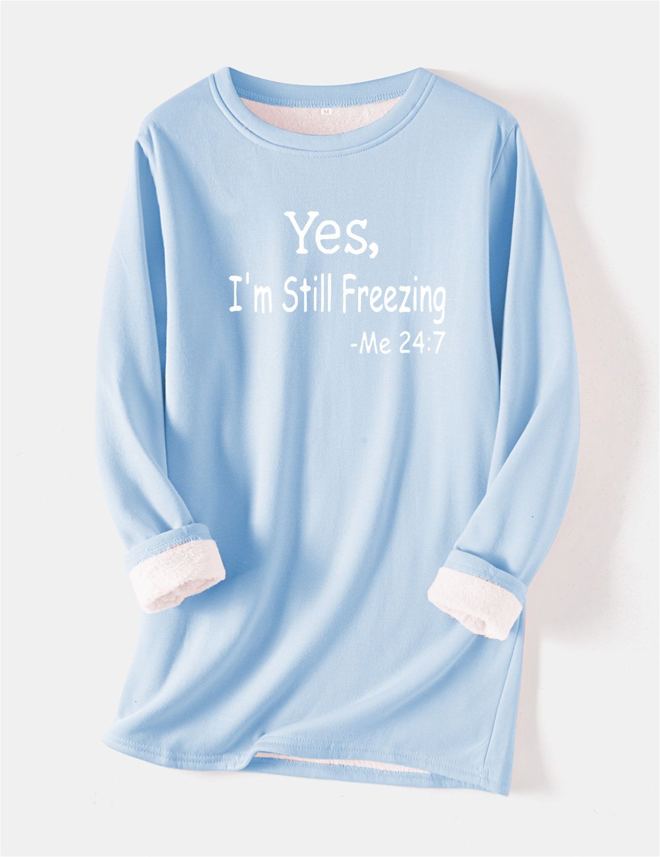 I'm Cold Warm Sherpa Lined Fleece Sport Sweatshirt