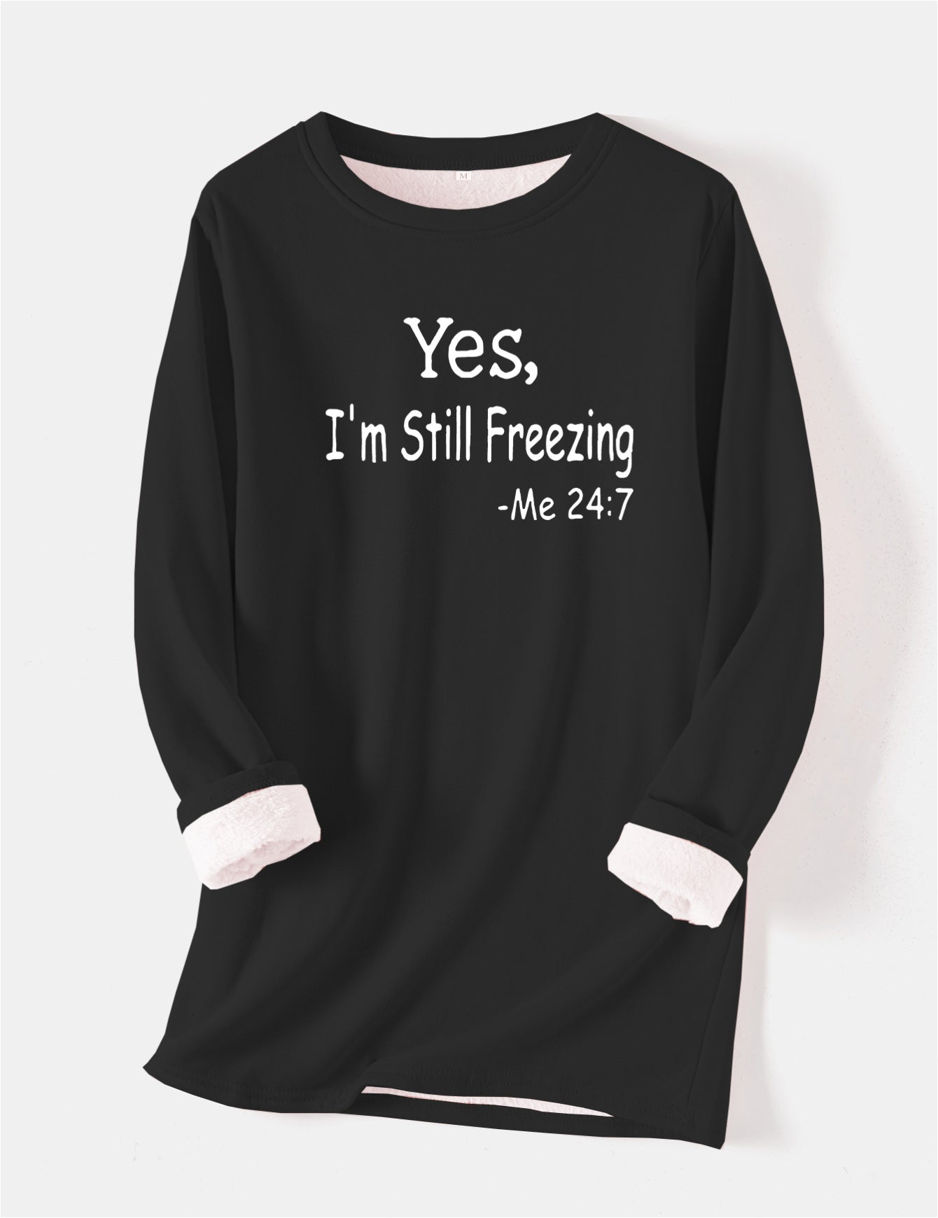 I'm Cold Warm Sherpa Lined Fleece Sport Sweatshirt