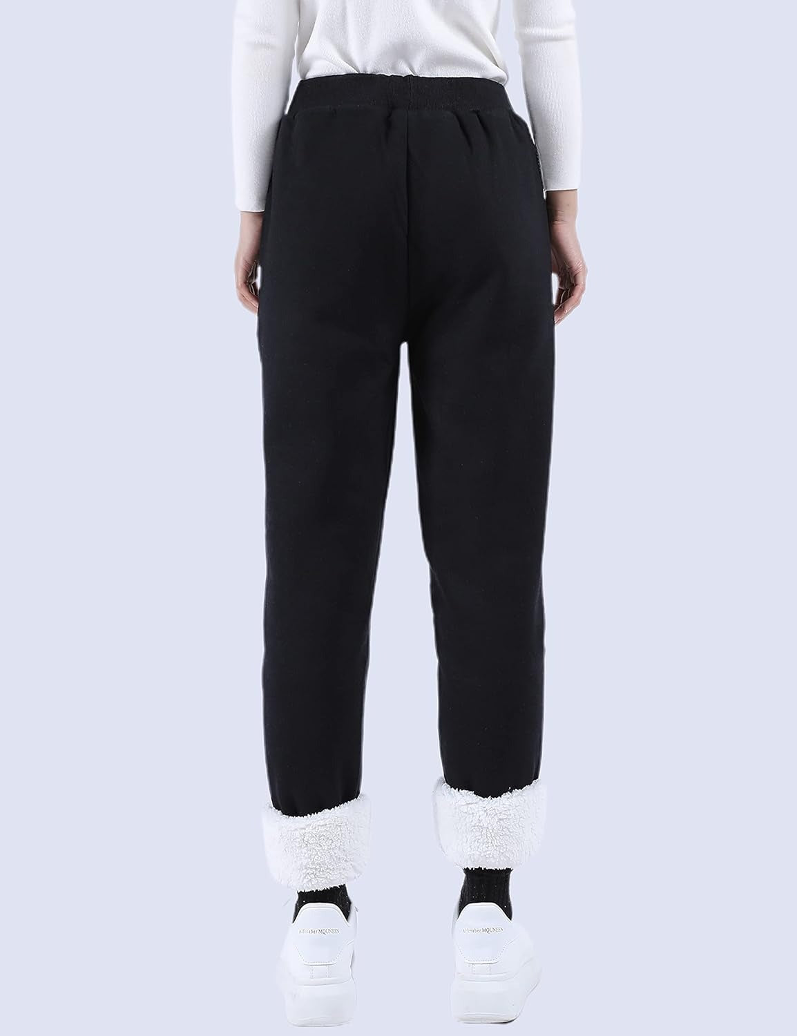 Sherpa Lined Sweatpants Joggers Pants