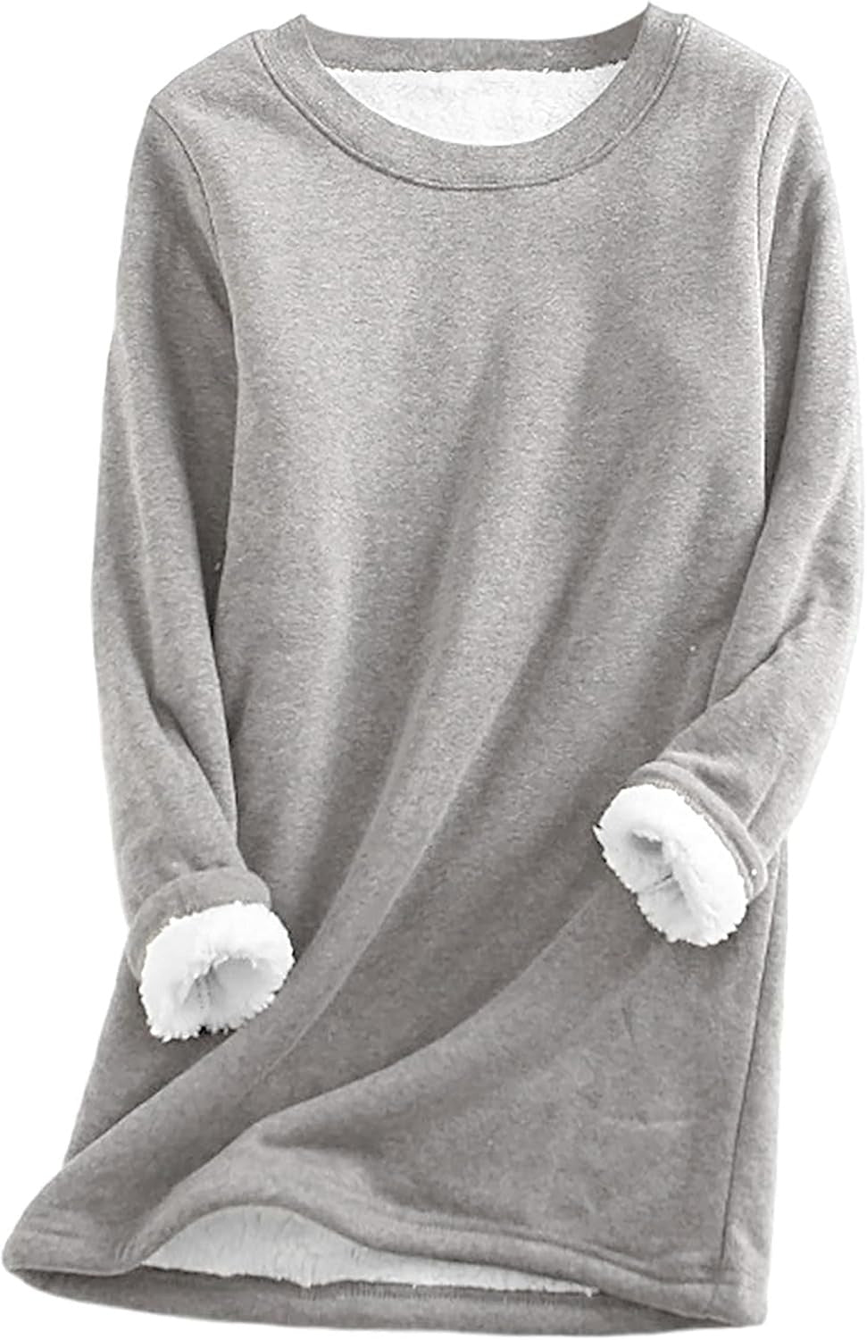 Warm Sherpa Lined Fleece Sport Sweatshirt