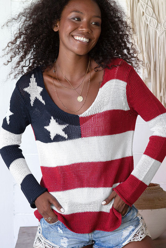 FLAG V COTTON