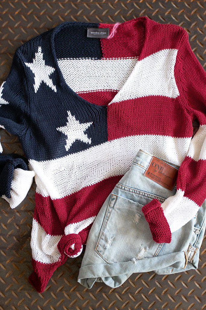 FLAG V COTTON