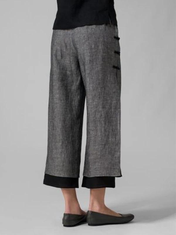 Women Chic Casual Plus Size Pants