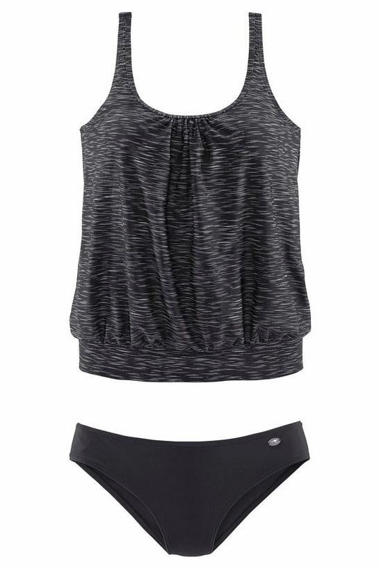 IN OVERSIZED MODEL TANKINI SET